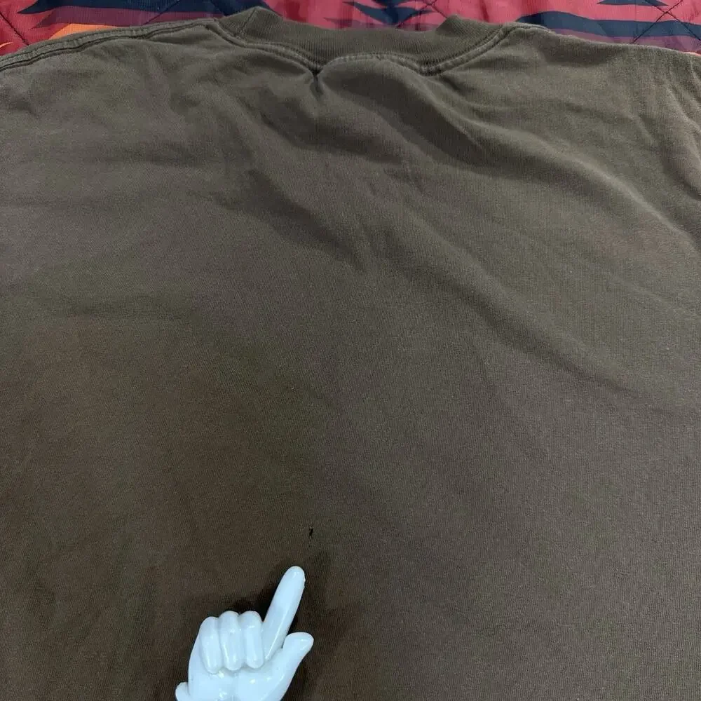 Vintage Etnies Skateboarding Brown T-Shirt Men’s Size Large Made In USA
